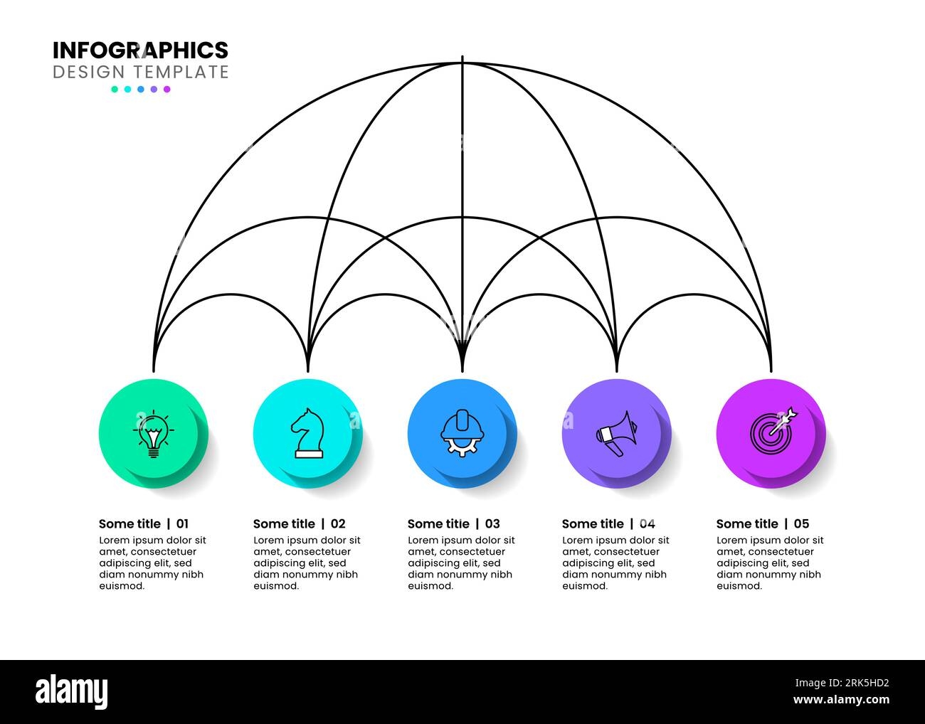Infographic Template With Icons And 5 Options Or Steps Abstract Umbrella Can Be Used For Workflow Layout Diagram Banner Webdesign Vector Illustr Stock Vector Image U0026 Art Alamy