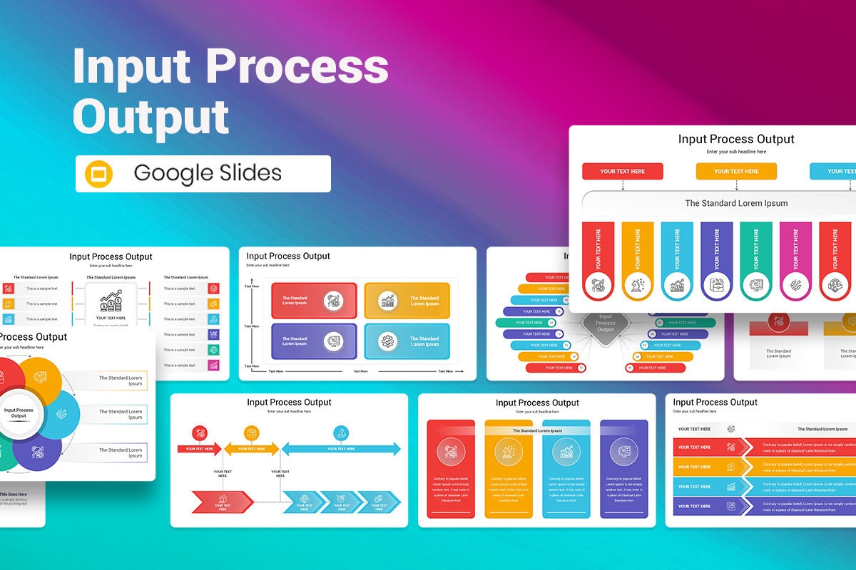 Input Output PowerPoint Templates And Google Slides Themes Backgrounds For Presentations PoweredTemplate
