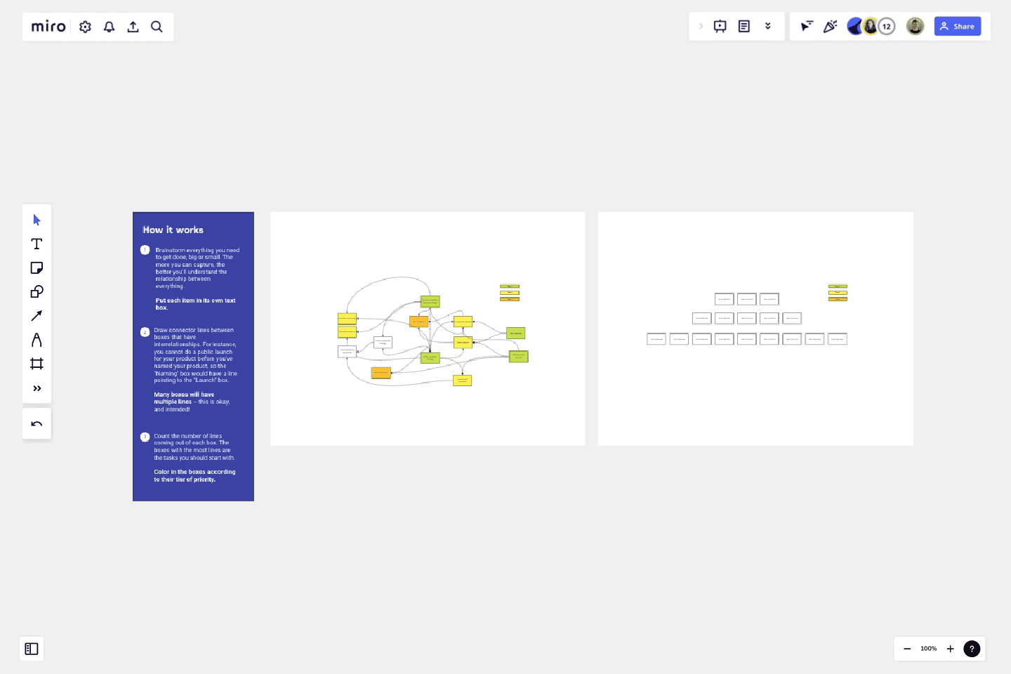 Interrelationship Diagram Template
