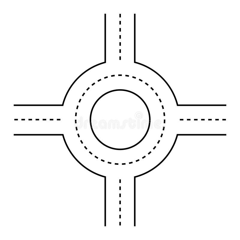 Intersection Diagram Stock Illustrations 3 093 Intersection 