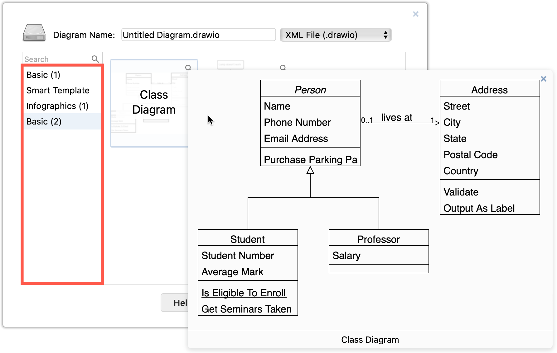 Activity Diagram Template Draw.Io