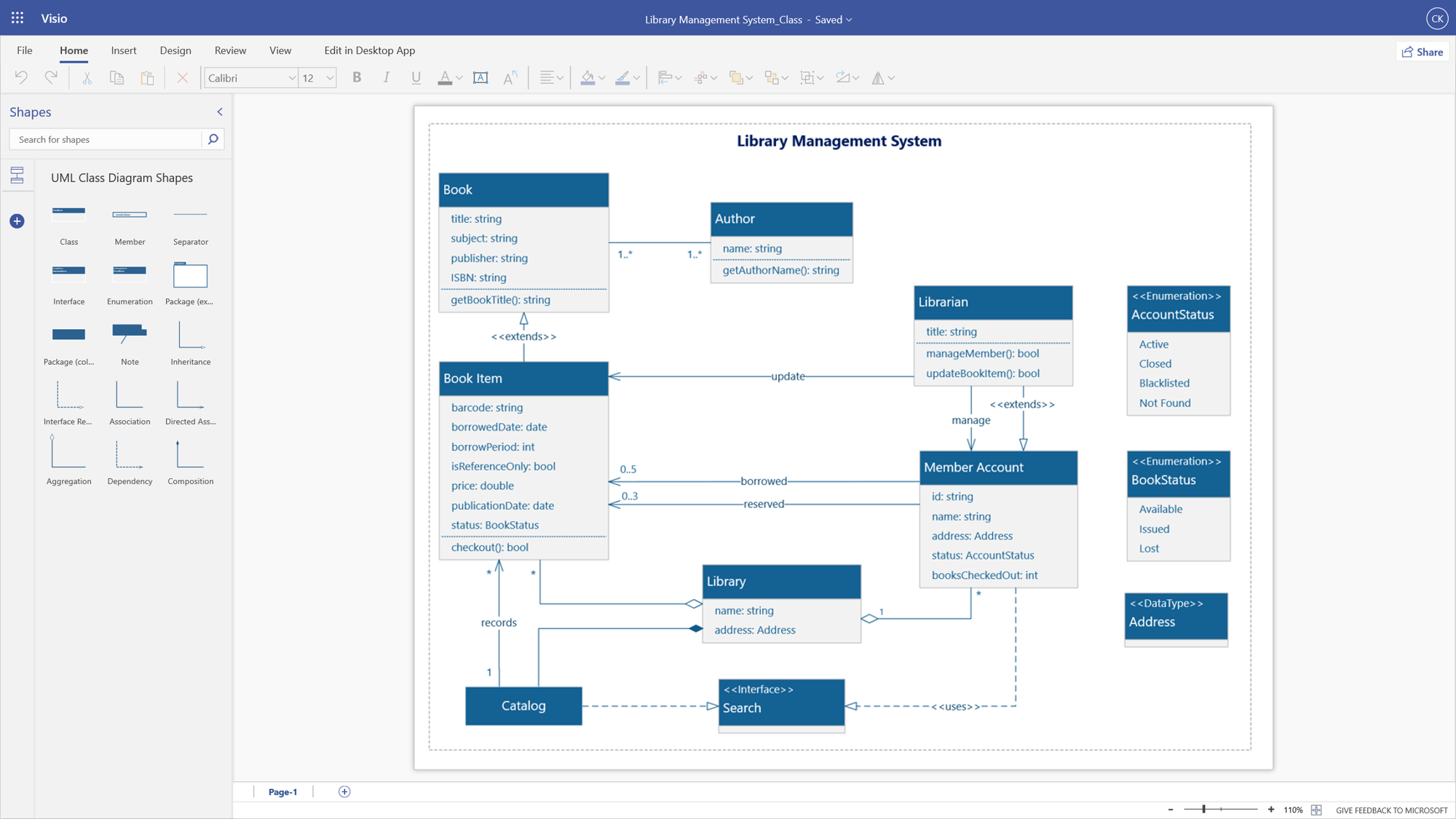 Model Systems Using Unified Modeling Language UML Shapes In