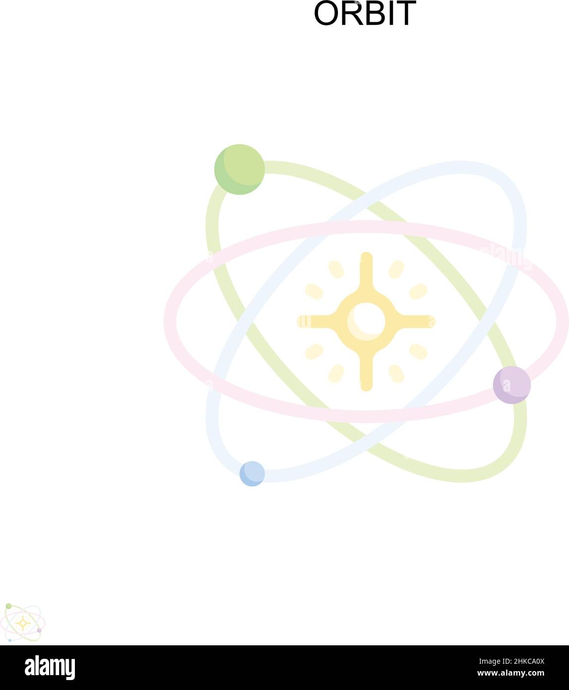 Orbital Diagram Stock Vector Images Alamy