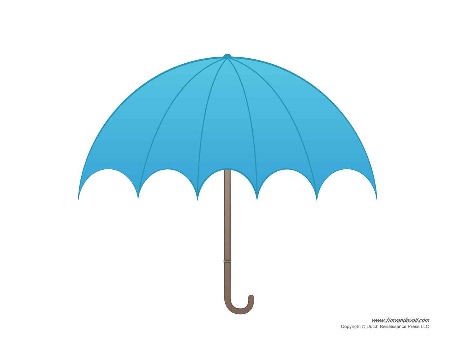 Paper Umbrella Template Tim s Printables