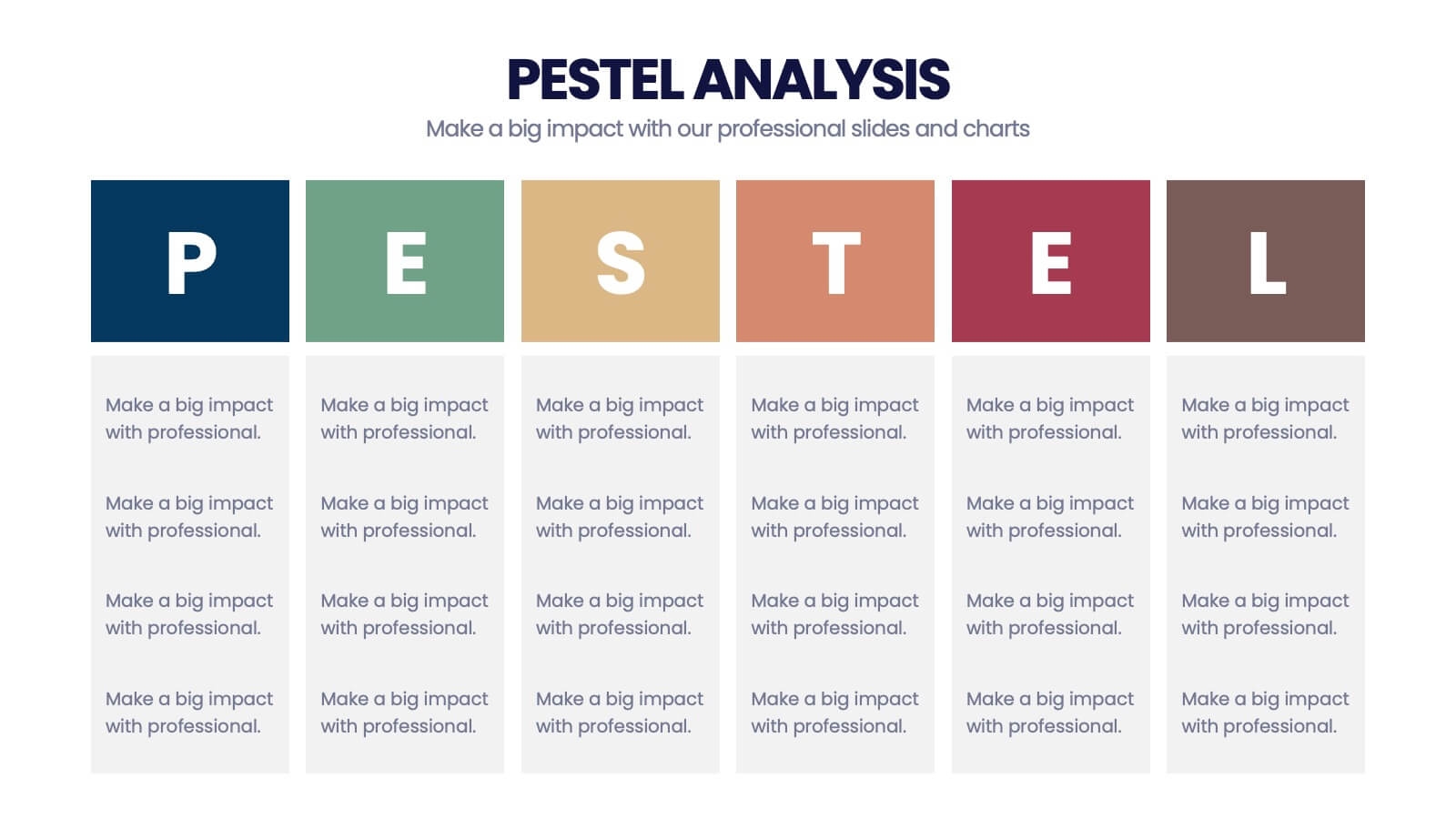 PESTEL Analysis Infographic Presentation Template