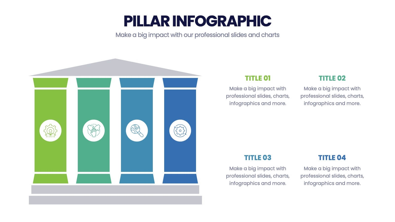 Pillar Points Infographic Powerpoint Template And Google Slides Theme