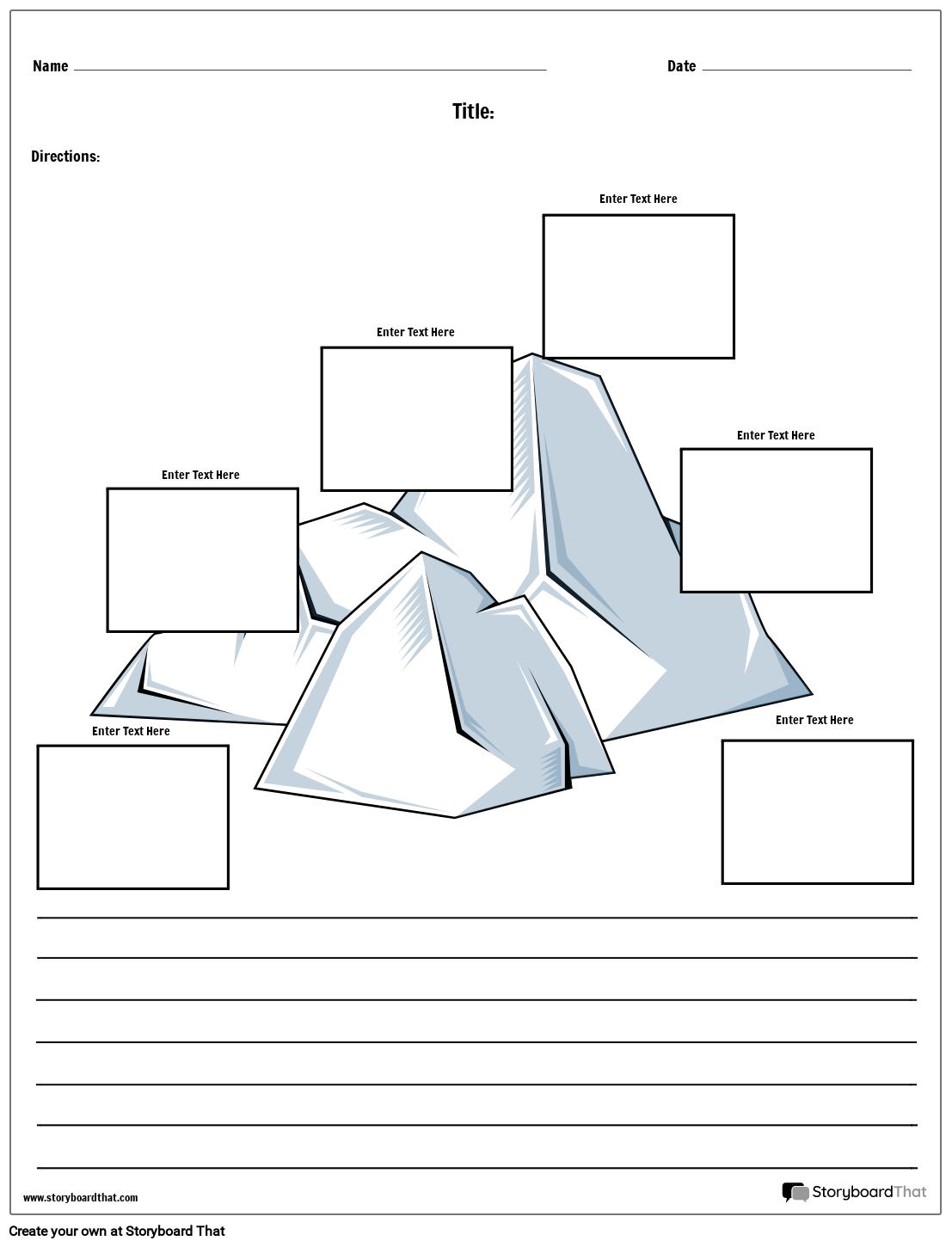 Plot Diagram Worksheets Customize With Storyboard That