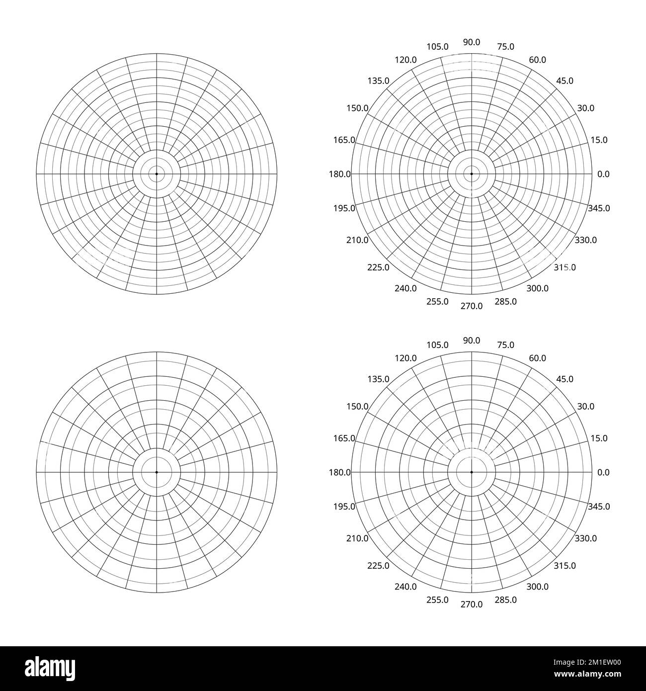 Polar Diagram Stock Vector Images Alamy