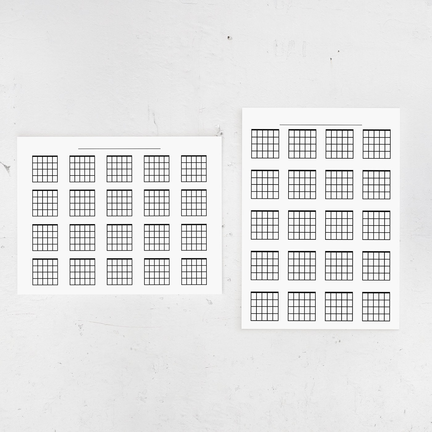Free Printable Blank Guitar Chord Diagrams