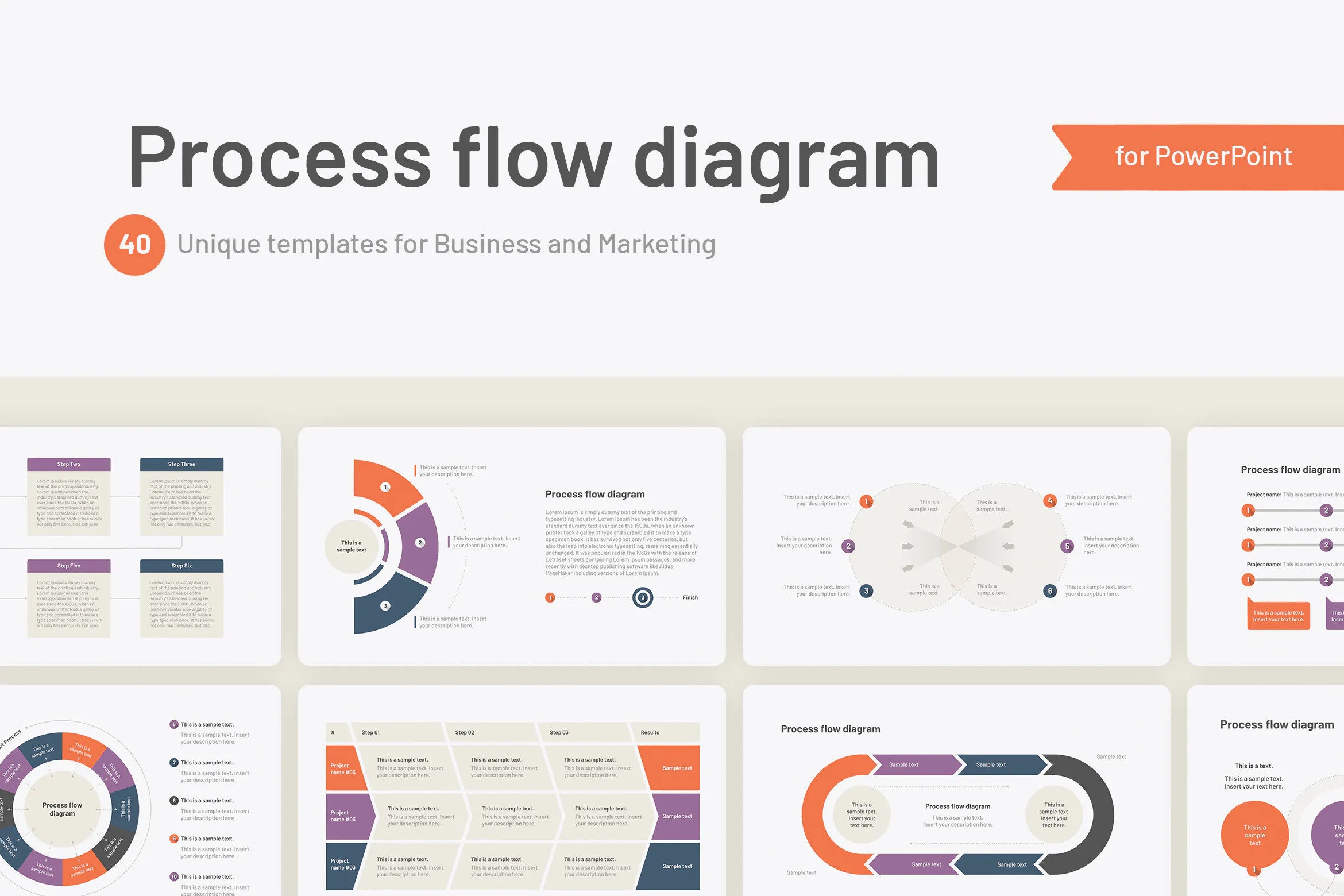 Flow Diagram Template Powerpoint