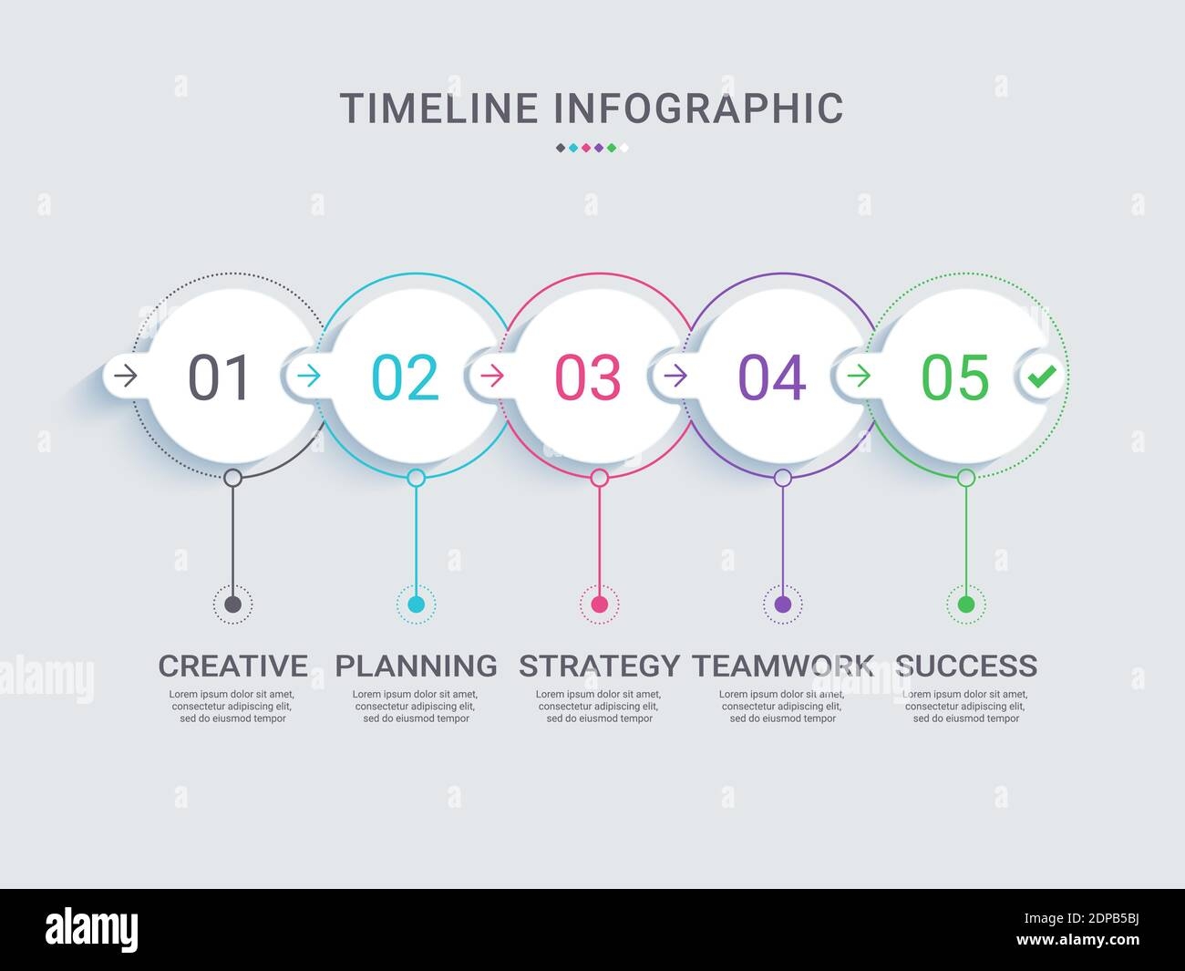 Project Milestone Timeline Infographic Template Modern Thin Line Business Concept Infographics With Options For Brochure Diagram Workflow Vector E Stock Vector Image U0026 Art Alamy