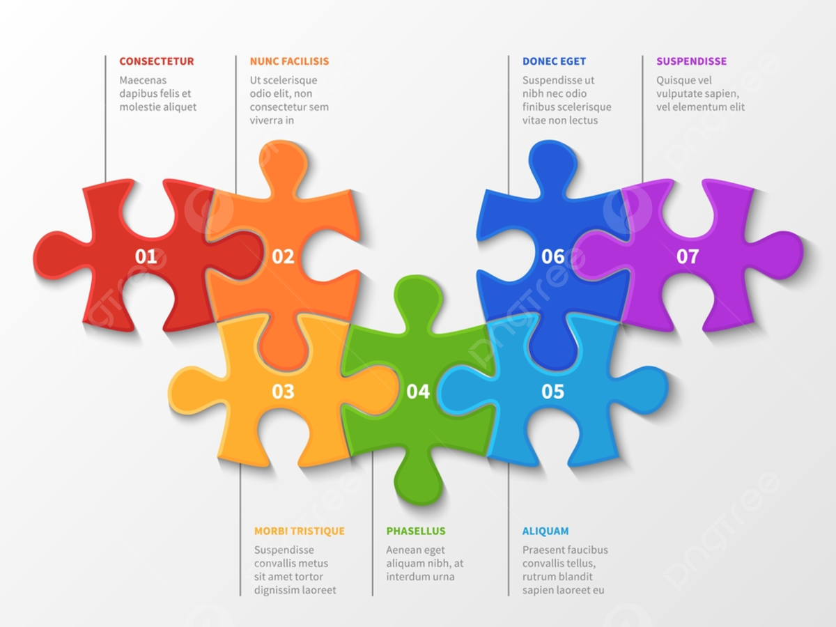 Puzzle Diagram Template Free