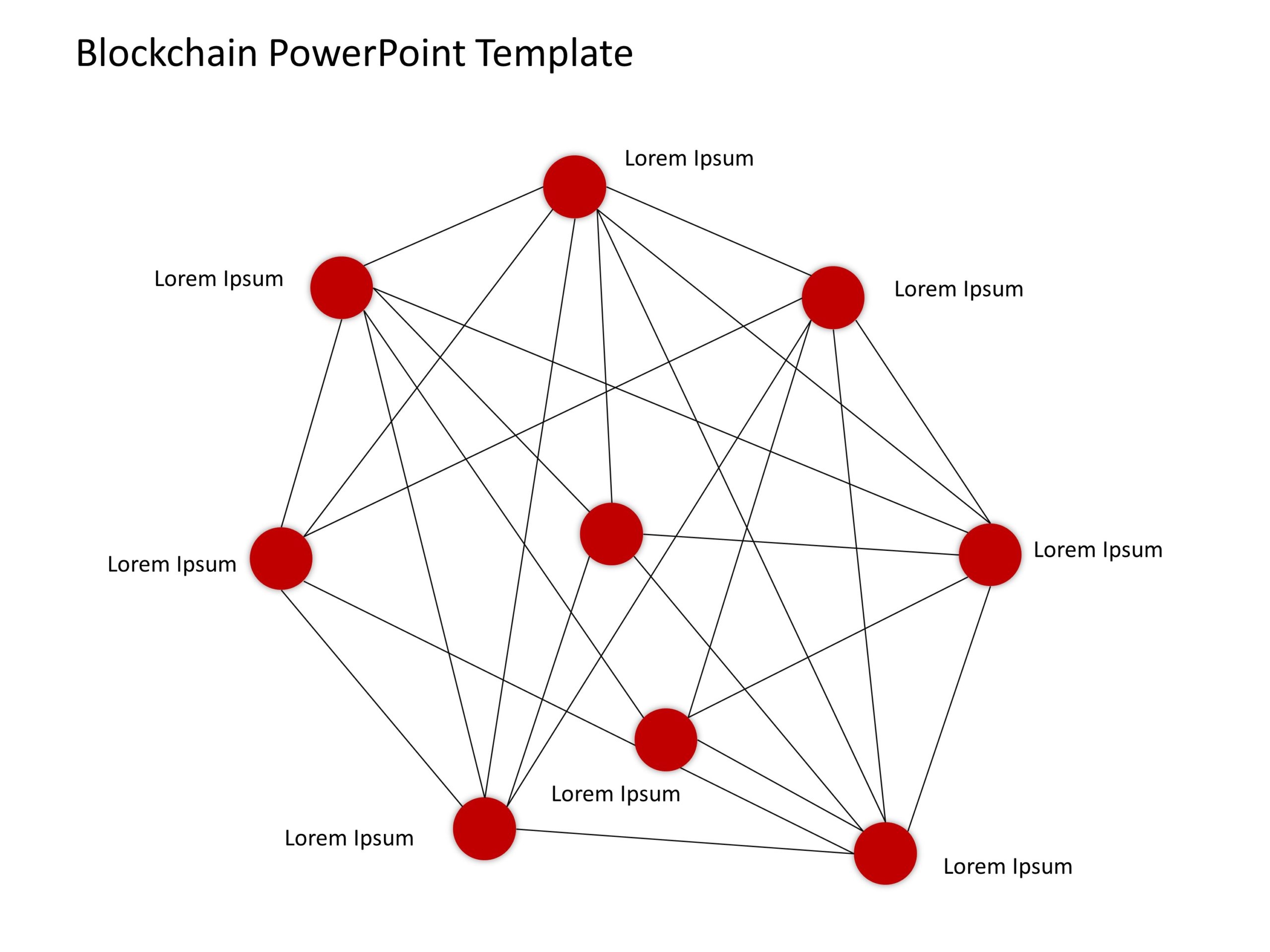 Powerpoint Template Network Diagram