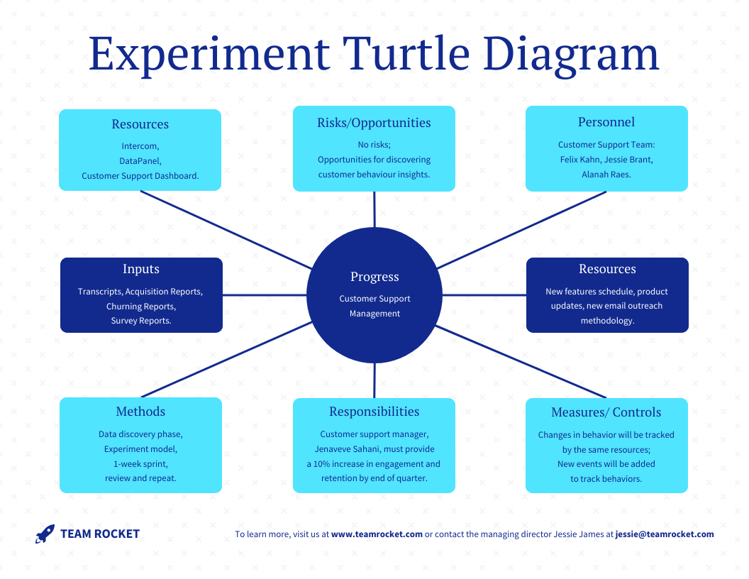 Simple Experiment Turtle Diagram Template Venngage