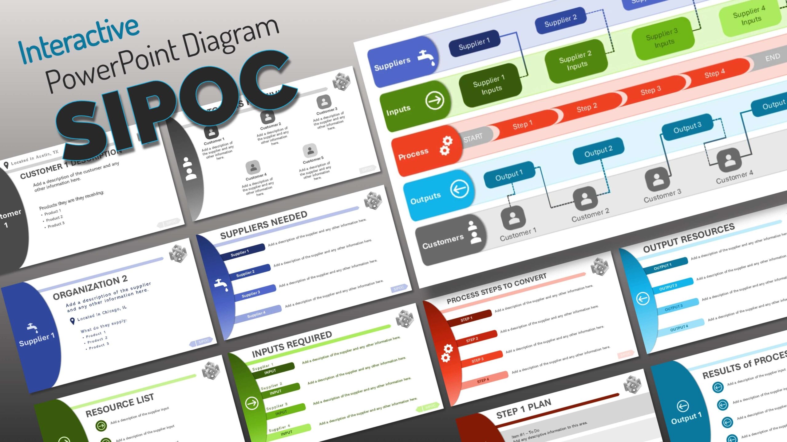 Sipoc Diagram Template Ppt Free