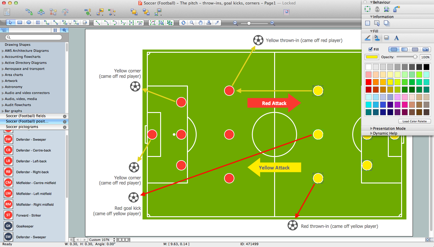 Soccer Football Diagram Software Design A Soccer Football Field Offensive Play Double Wing Wedge Vector Graphic Diagram Diagram Of Football Field