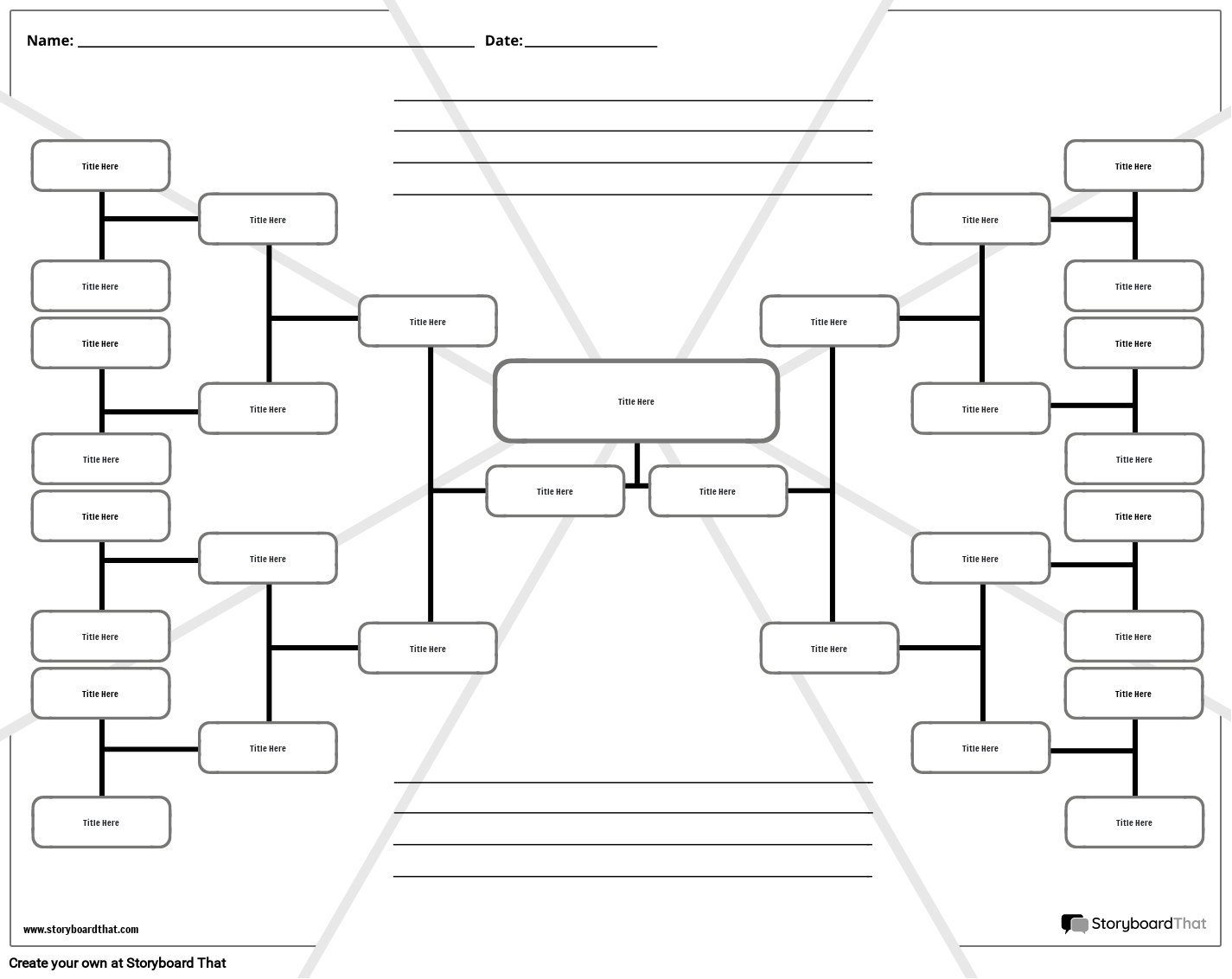 Storyboard That Tree Diagram Templates For Easy Creation