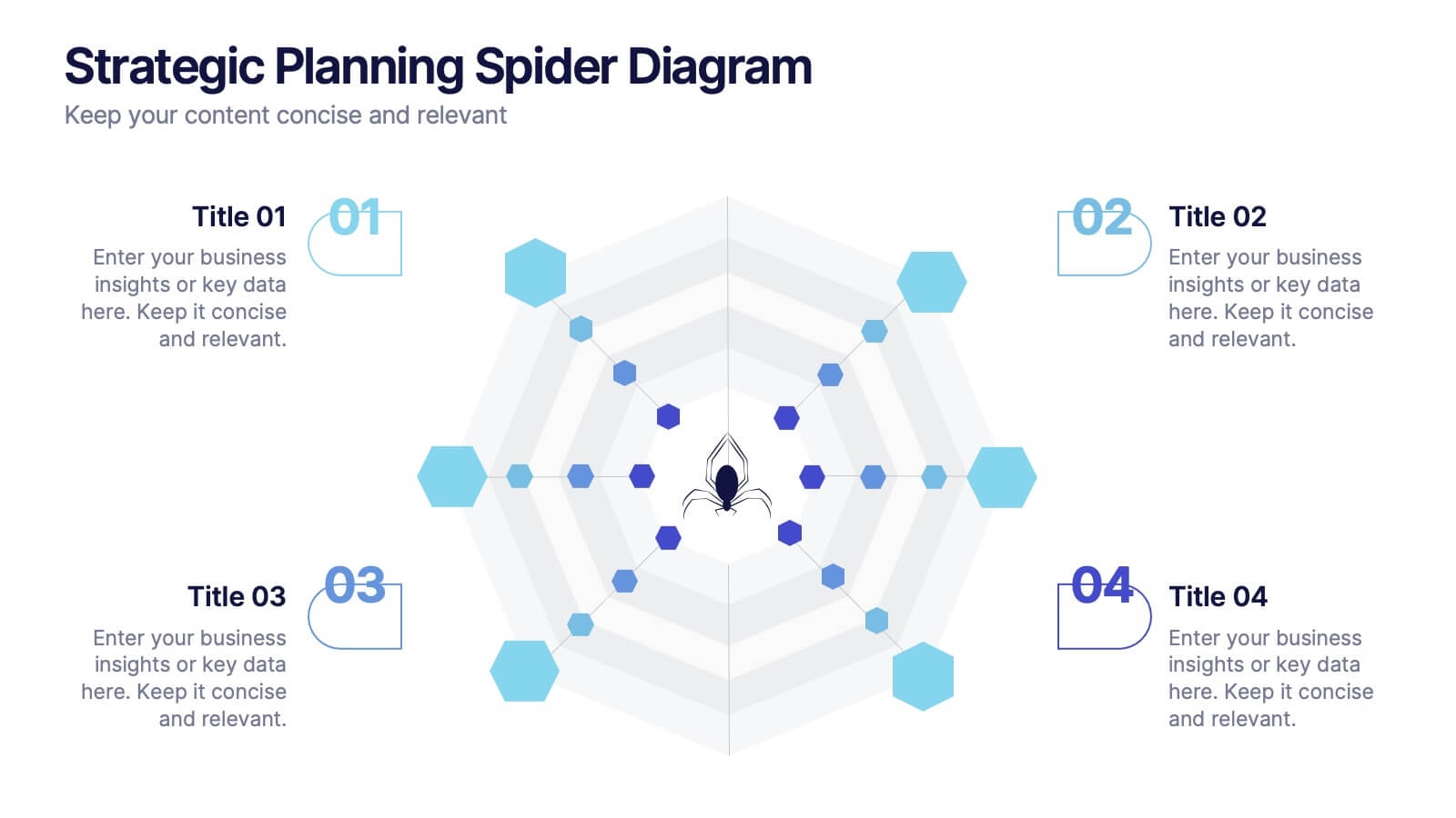 Strategic Planning Spider Diagram PowerPoint Template And Google Slides Theme