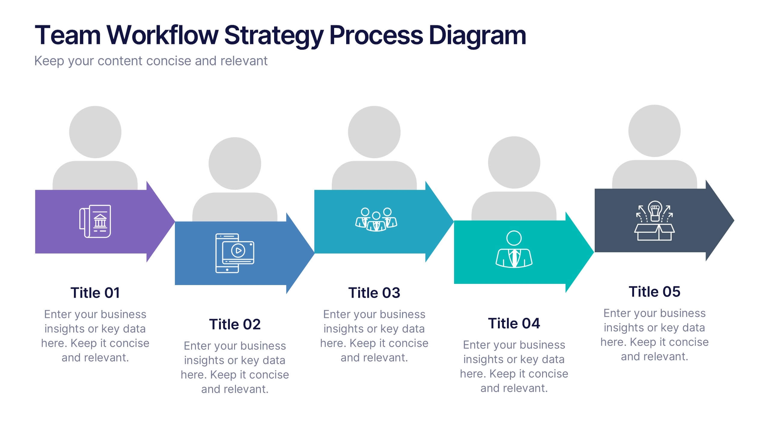 Team Workflow Strategy Process Diagram PowerPoint Template And Google Slides Theme