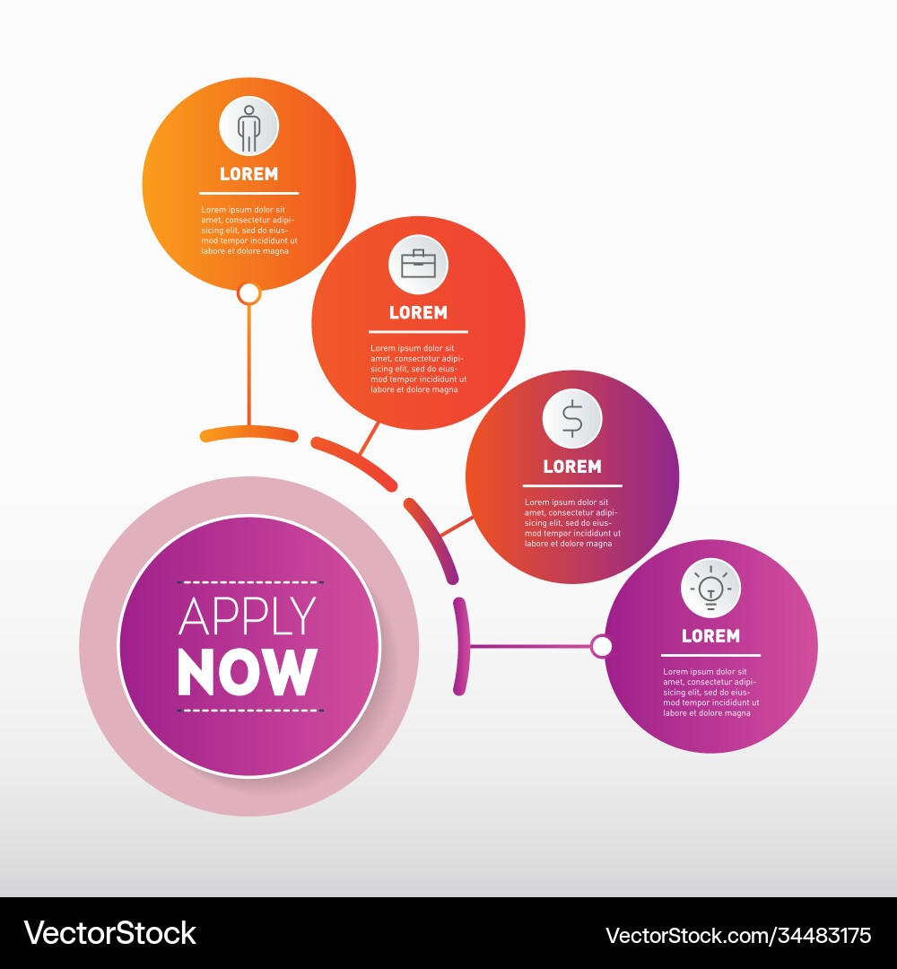 Template Diagram Royalty Free Vector Image VectorStock