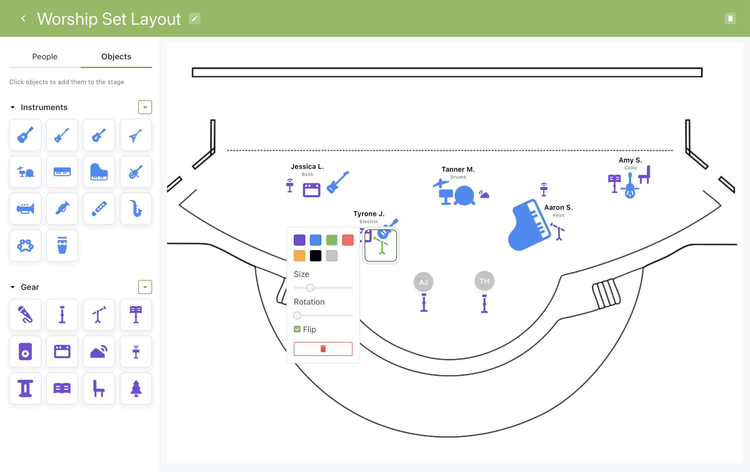 The New Stage Layout Editor Services