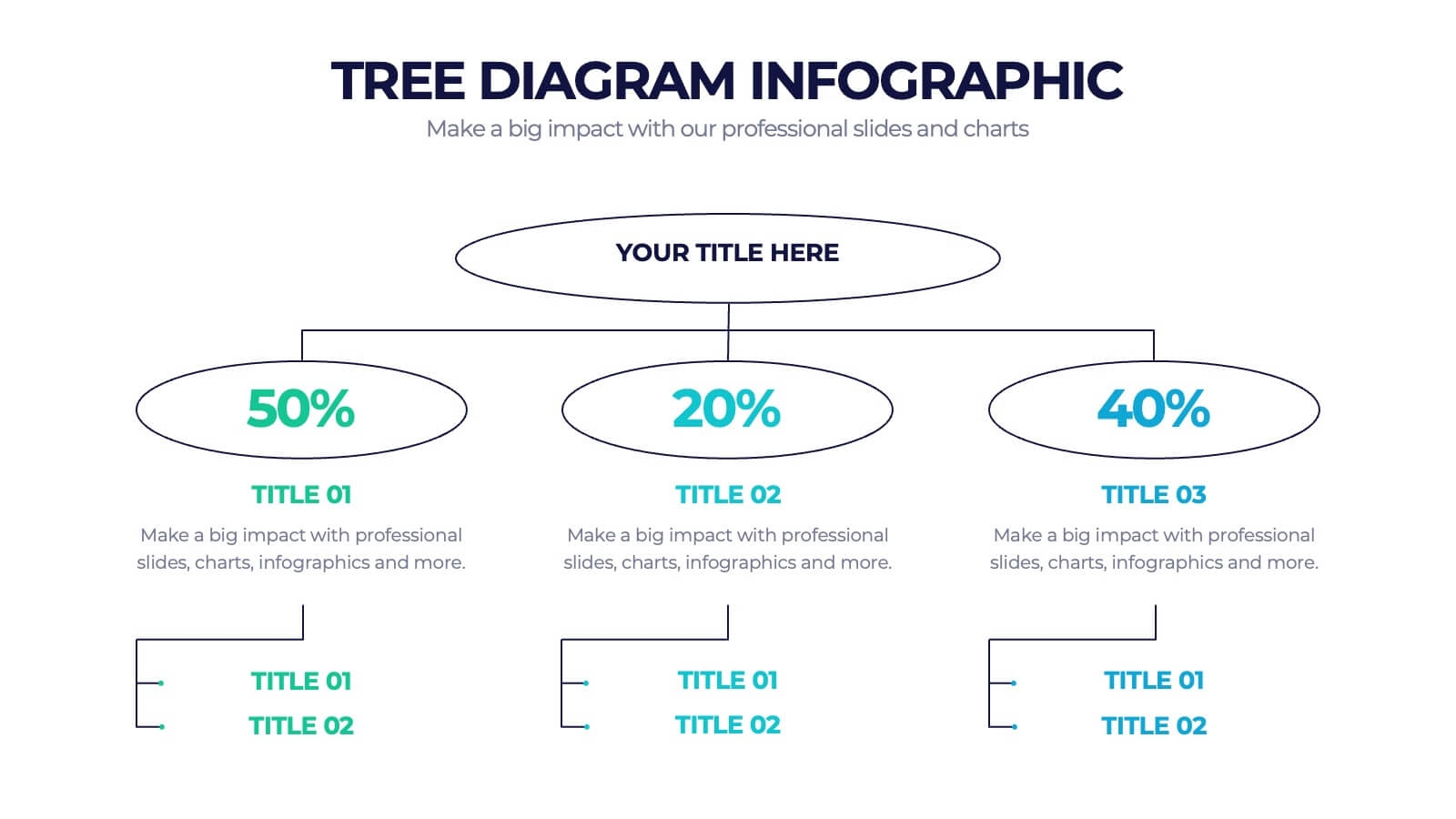 Tree Branch Diagram Infographic Powerpoint Template And Google Slides Theme