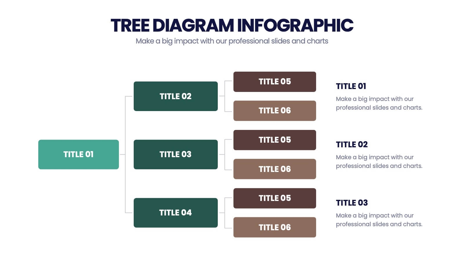 Tree Diagrams Infographics Presentation Template