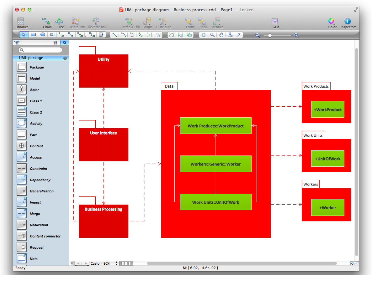 Uml Package Diagram Template