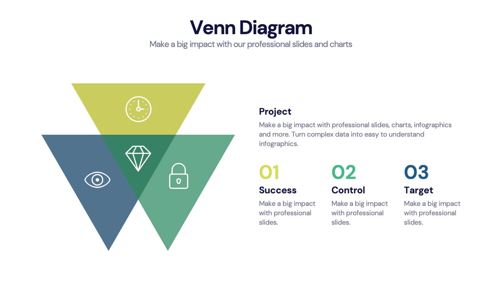 Venn Diagram Statistics Infographic Powerpoint Template And Google Slides Theme