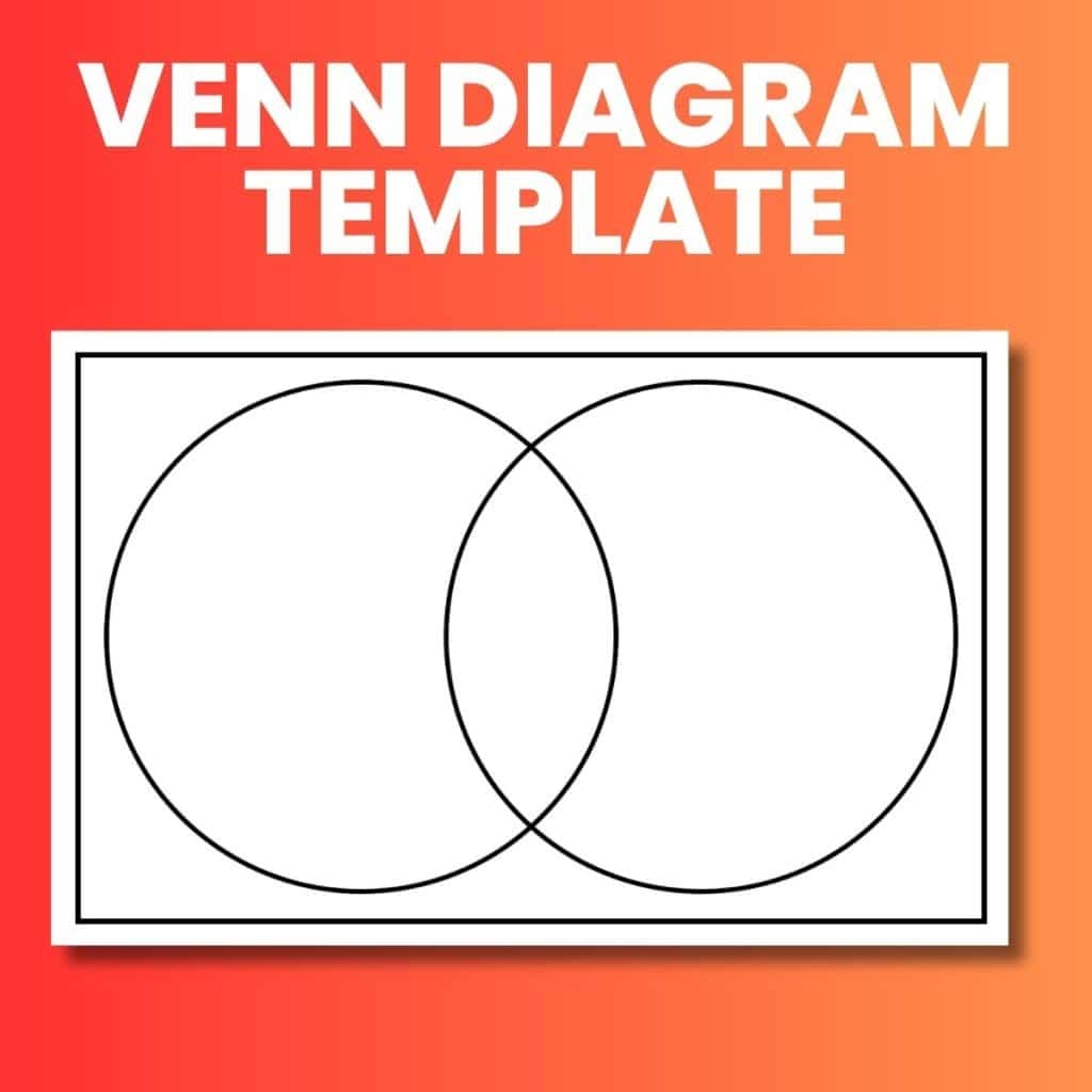 Venn Diagram Template PDF Free Printable Math U003d Love