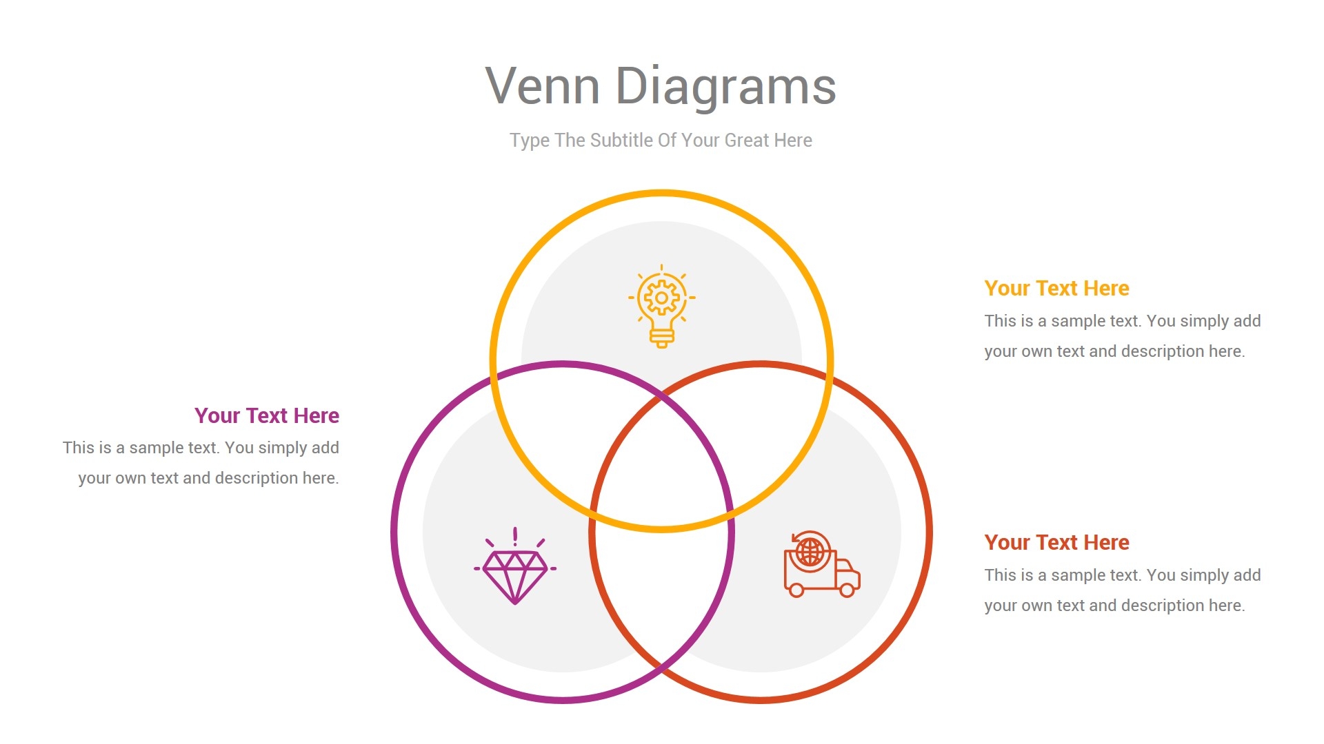 Venn Diagrams Google Slides U0026 Illustrator Template Presentation 