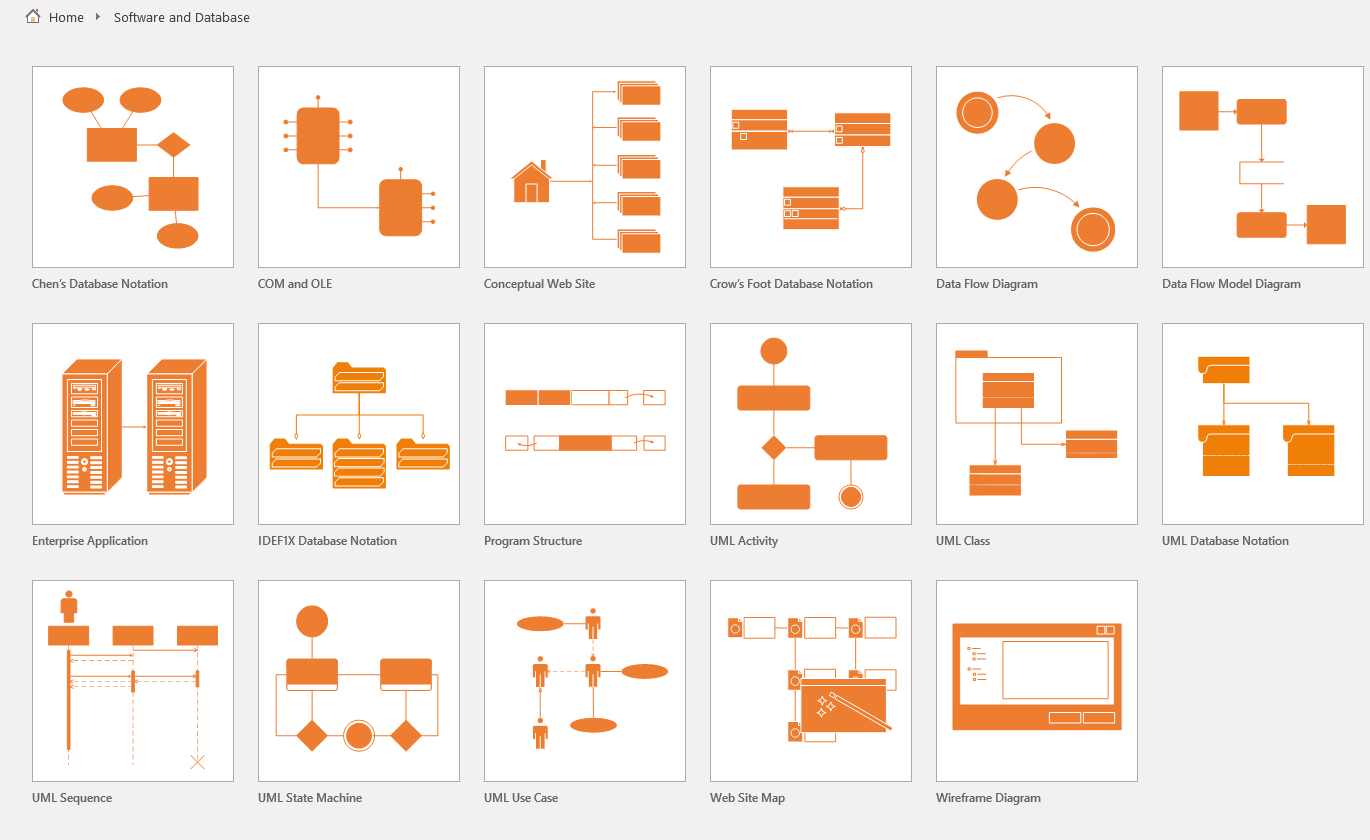 Visio Which Templates Support Database Reverse Engineering