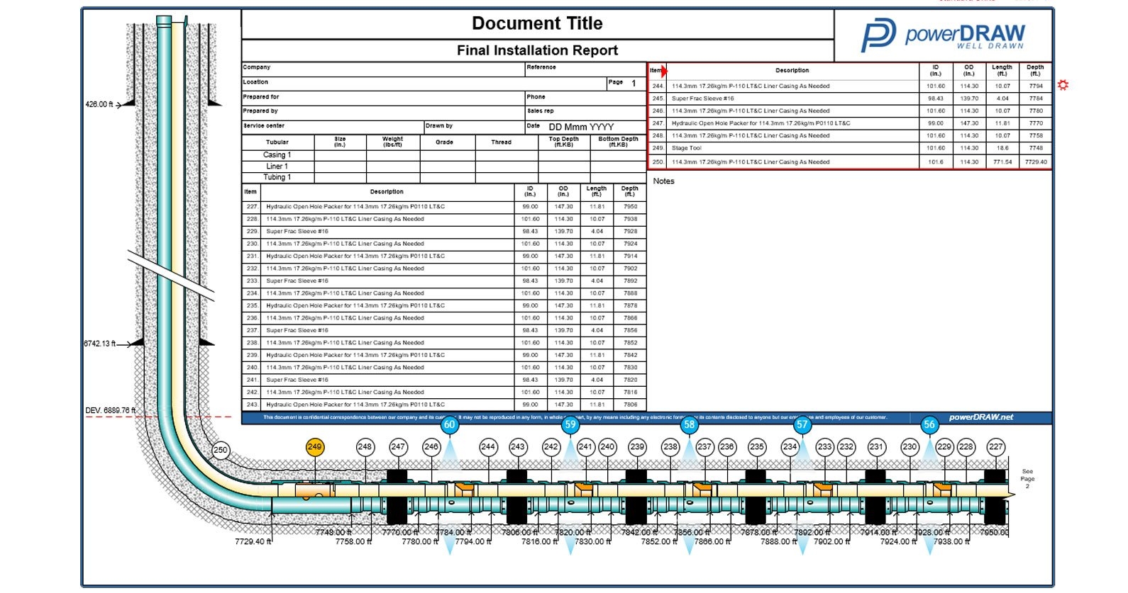 Well Schematic Drawing Software And Wellbore Diagrams