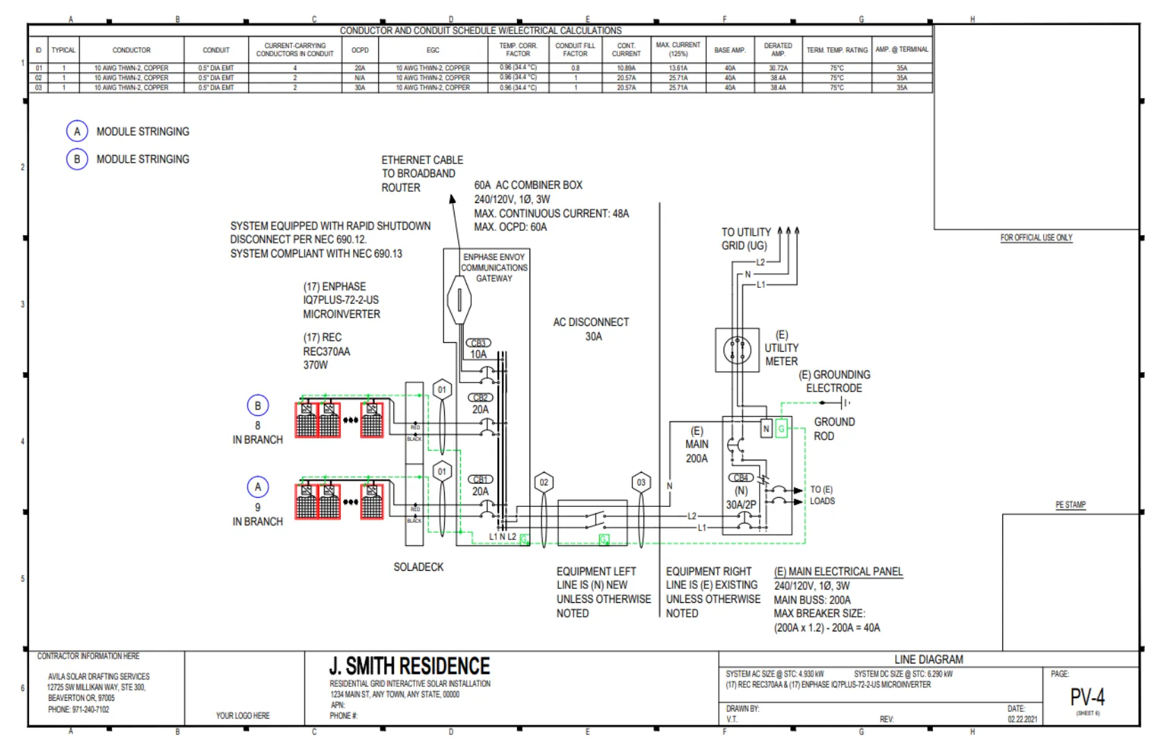 What Is A Single Line Diagram SLD Solar Plan Sets LLC