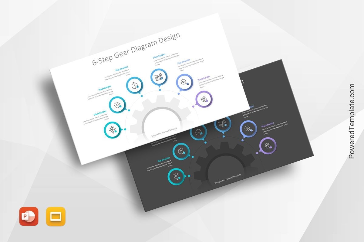Wheel Diagram PowerPoint Templates And Google Slides Themes Backgrounds For Presentations PoweredTemplate
