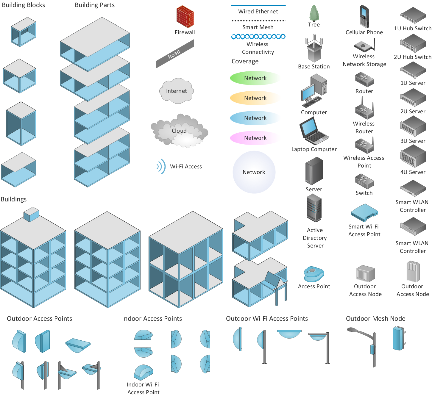 Wireless Network Diagram Examples ConceptDraw DIAGRAM Is An Advanced Tool For Professional Network Diagrams Creation